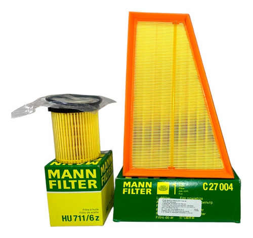 Kit Filtros Mercedes Benz, Filtro Aceite Hu7044z/aire C27004 Foto 2