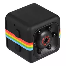 Mini Cubo Câmera 1080p Hd Ir Night Vision 120° Grande Âng A