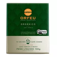 Café Especial Orfeu Moído Em Sachê Orfeu Orgânico 10 Sachês Drip Coffee