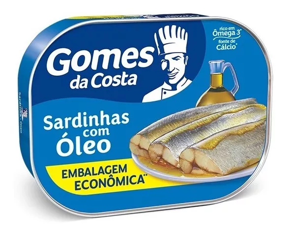 Sardinha Com Óleo Gomes Da Costa 250gr 
