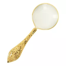 5 Times 45mm Exquisite Relief Handheld Magnifying Glass