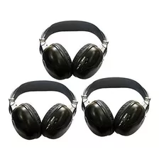 3 Pack De Audio Escuchar Auriculares Diadema Con