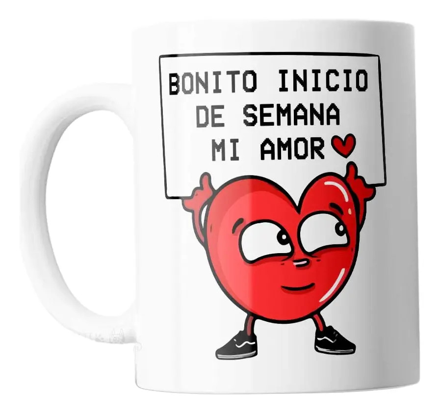 Taza Personalizada Frases Parejas Novios V. Modelos #40
