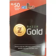 Gift Card Razer Gold R$50 Reais