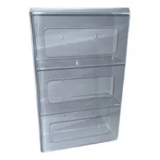 Caja Porta Guantes De Acrílico Triple