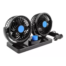 Ventilador Ajustável Automotivo Duplo12v Van Carro Caminhão.