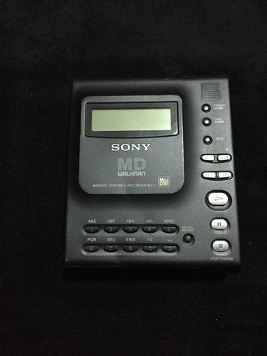 Walkman Mini-disc Sony. Mz-1.             Serial: 934695.   