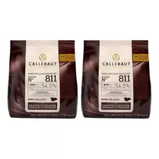 Kit C/2 Chocolate Belga Callebaut Amargo 811 54.5% 400g 