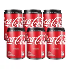 Coca Cola Lata 354ml Zero Pack X6 Gaseosa Zetta Bebidas