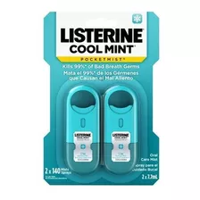 Listerine Pocketmist Spray Cool Mint To Go Travel Siz 2pack