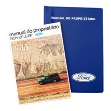 Manual Do Proprietario Vw Pickup Jeep 1969 + Capa