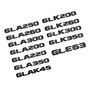 Abs Letras Insignia Del Coche Sl43 Para Mercedes Sl Amg R230 Mercedes-Benz 280 SE