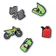 Jibbitz Motocross Pack Com 5 Unidades Unico - Tamanho Un