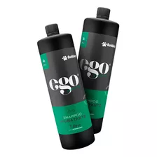 Kit 02 Shampoo Pet Hidratante Ego Bubbles 1000ml