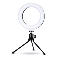 Ring Light 6 Polegadas 14cm Com Mini Tripe