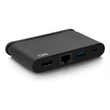 C2g Usb-c® 4-in-1 Compact Dock Con Hdmi®, Usb-a, Ethernet Y 