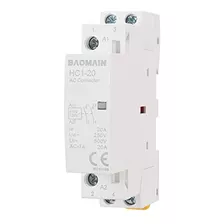 Contactor De Ca Hc120 110v 20a 2 Polos Universal, Monta...