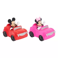 Just Play - Juego De 2 Figuras Y Vehículos De Mickey Mouse.