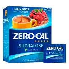 Adoçante Em Pó Sucralose Zero Cal Caixa 30g 50 Unidades