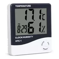Termómetro De Pared Digital Control De Humedad Reloj Alarma®
