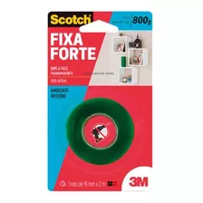 Fita Dupla Face Profissional Fixa Forte 19mm X 2m Scotch 3m