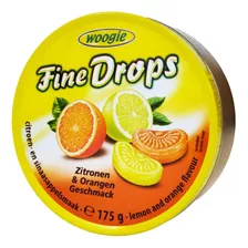 Balas Importadas 175g - Fine Drops Sabor Laranja E Limão