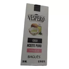 Aceite Puro De Coco Línea Vespero Bagues 