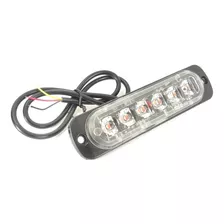 Luz Estroboscópica Para Moto 6 Leds Luz Ambar 18w Stockrider