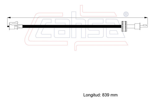 Cable Velocmetro Para Toyota Tercel 1.5l 1995 Foto 2