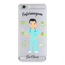 Capinha Celular Personalizada Com Nome Profissão Enfermeiro