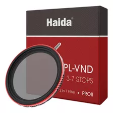 Haida Filtro Cpl + Vnd 2 En 1 Para Camara Pro Ii Polarizador