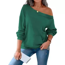 Blusa De Manga Larga Tela Terry Suéter #522