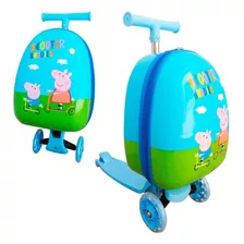 Monopatín Mochila C/ Carro Peppa Pig Tripatín Luces - El Rey