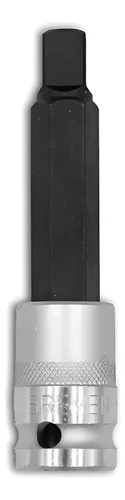 Llave Tubo Punta Cuadrada Bremen 10 X 100 Enc 1/2 6144 Dgm Gris