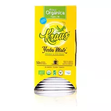 Yerba Mate Kraus Orgánica En Bolsita 25 Unidades.