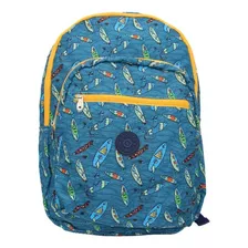 Mochila Backpack Estilo Kipling Juvenil Para Laptop Negra