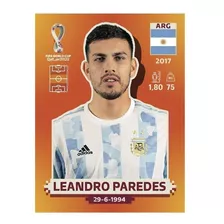 Figurita Mundial Qatar 2022 Panini # Arg12 - Leandro Paredes