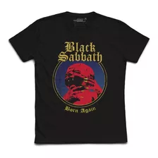 Remera Black Sabbath Born Again Efecto Gastado. T. Outsider