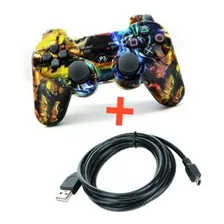 Control Ps3 Diseño Compatible + Cable De Carga