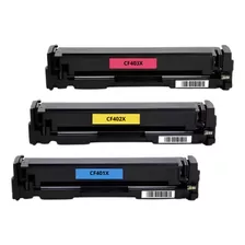 3x Compatível Hp M252dw Laserjet Color M252 M277dw 201x