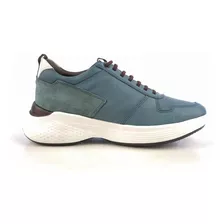 Zapatilla Urbana Spirit Celeste Max Denegri + 7cms De Altura