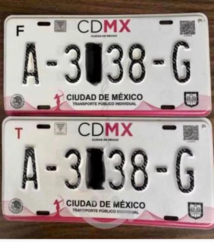 Placas De Taxi Cdmx
