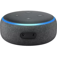 Smart Speaker Amazon Alexa Echo Dot 3 Preto Português Novo