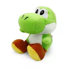 Pelúcia Turma Mario Bros Yoshi Mini (17cm)