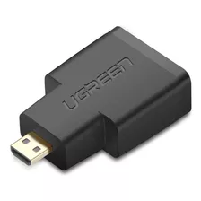 Adaptador De Vídeo Ugreen Micro Hdmi P/hdmi Fêmea Preto