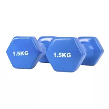 Par Mancuernas Hexagonales De 1.5 Kg 