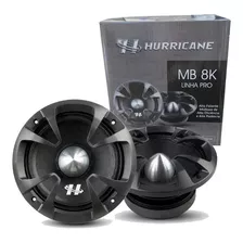 Par Alto Falante Midbass Hurricane Pro Mb 8k 800w 8 Ohms Cor Preto