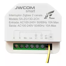 Modulo Interruptor Mini Relé 16a 2 Canais Alexa Google Tuya