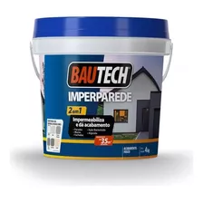 Tinta Impermeabilizante 2em1 Branco Acabamento Bautech 4kg 