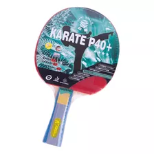 Raquete Tênis Mesa 4 Estrelas Karate Giant Dragon Ittf Cor Vermelho-preto Tipo De Cabo Fl (côncavo)